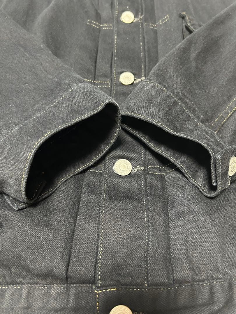 1936 TYPE I トラッカージャケット Over-Dye BK
