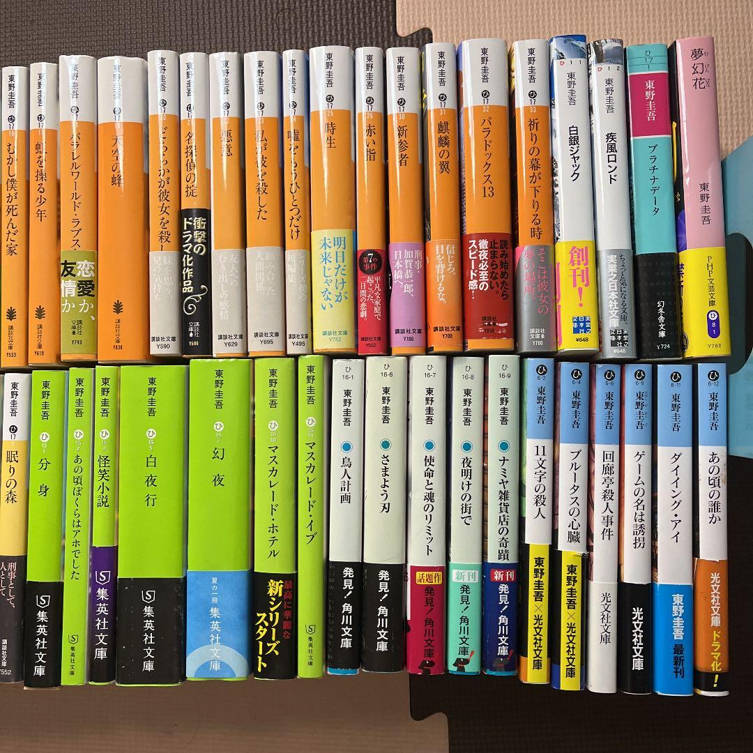東野圭吾　ミステリー　事件　文庫本　大量まとめ売り　帯付き多数　推理小説
