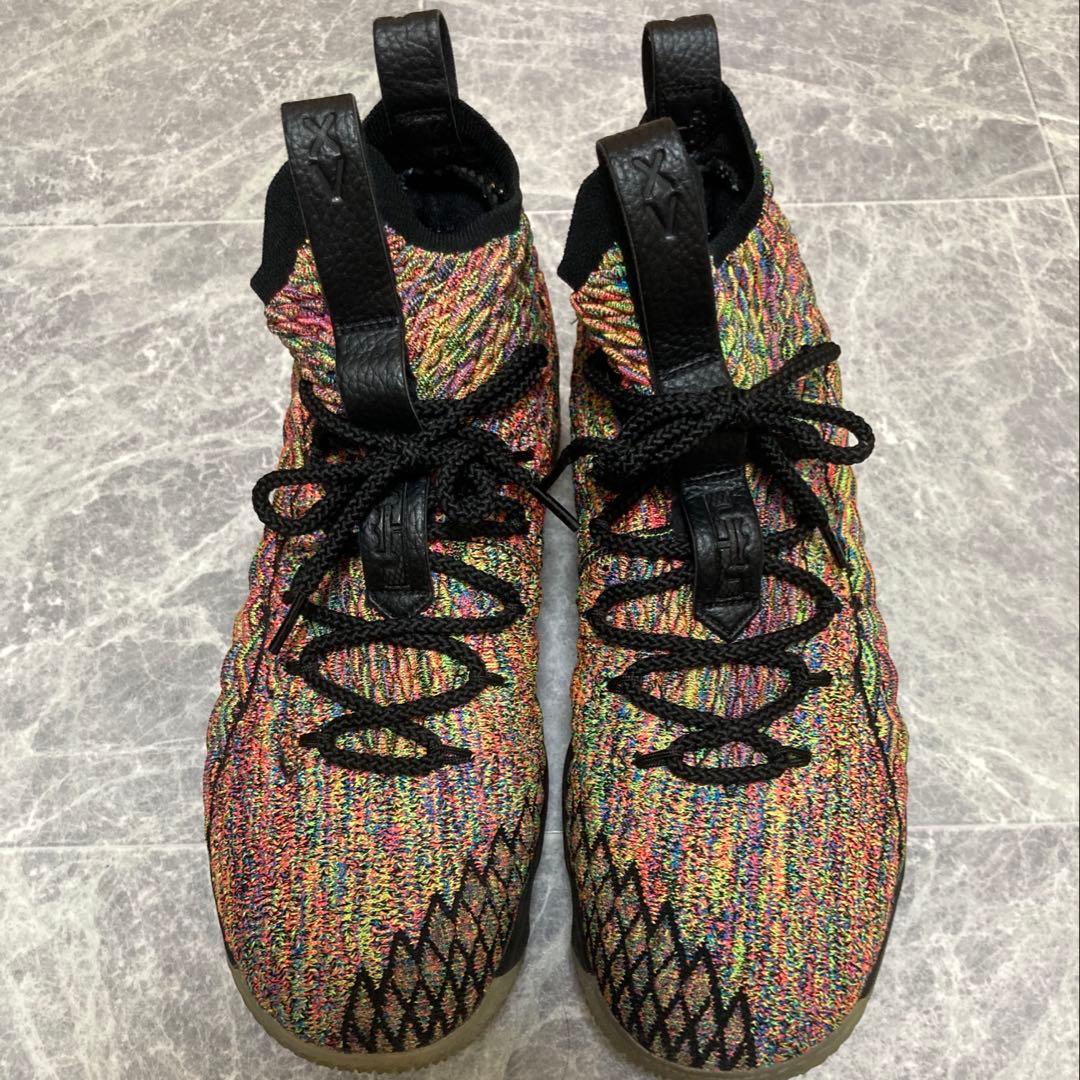 き*ん様 LEBRON XV EP レブロン15 マルチカラー シューズ ニット