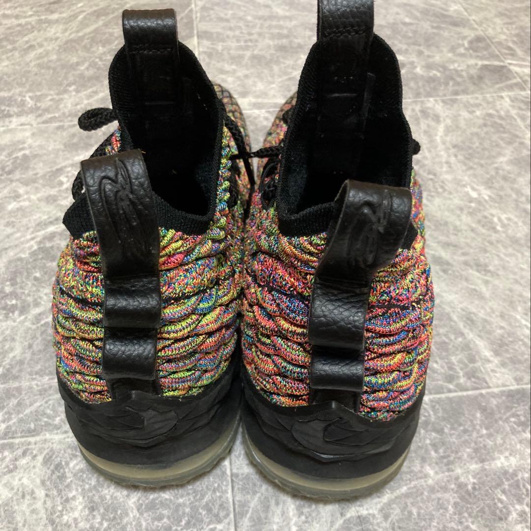 き*ん様 LEBRON XV EP レブロン15 マルチカラー シューズ ニット
