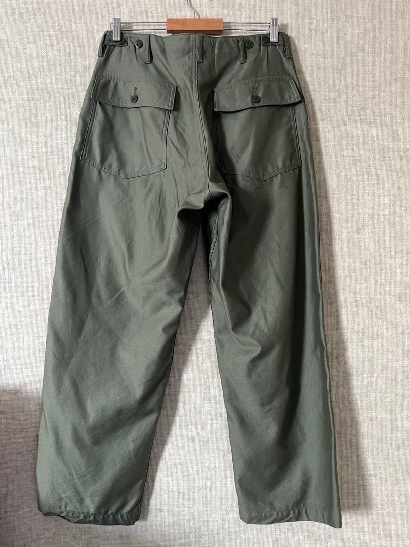 パンツ INTERIM GIZA BACK SATIN BAKER PANTS