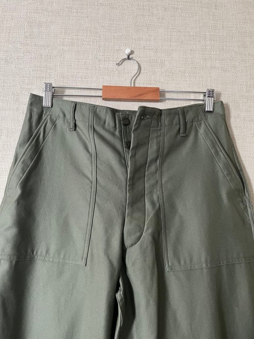 パンツ INTERIM GIZA BACK SATIN BAKER PANTS