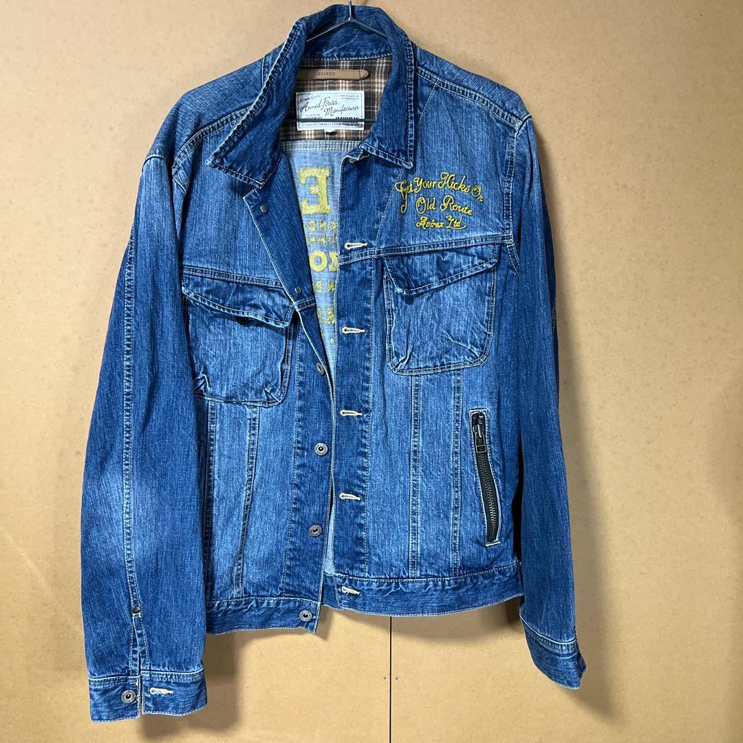 AVIREX デニムジャケット XL