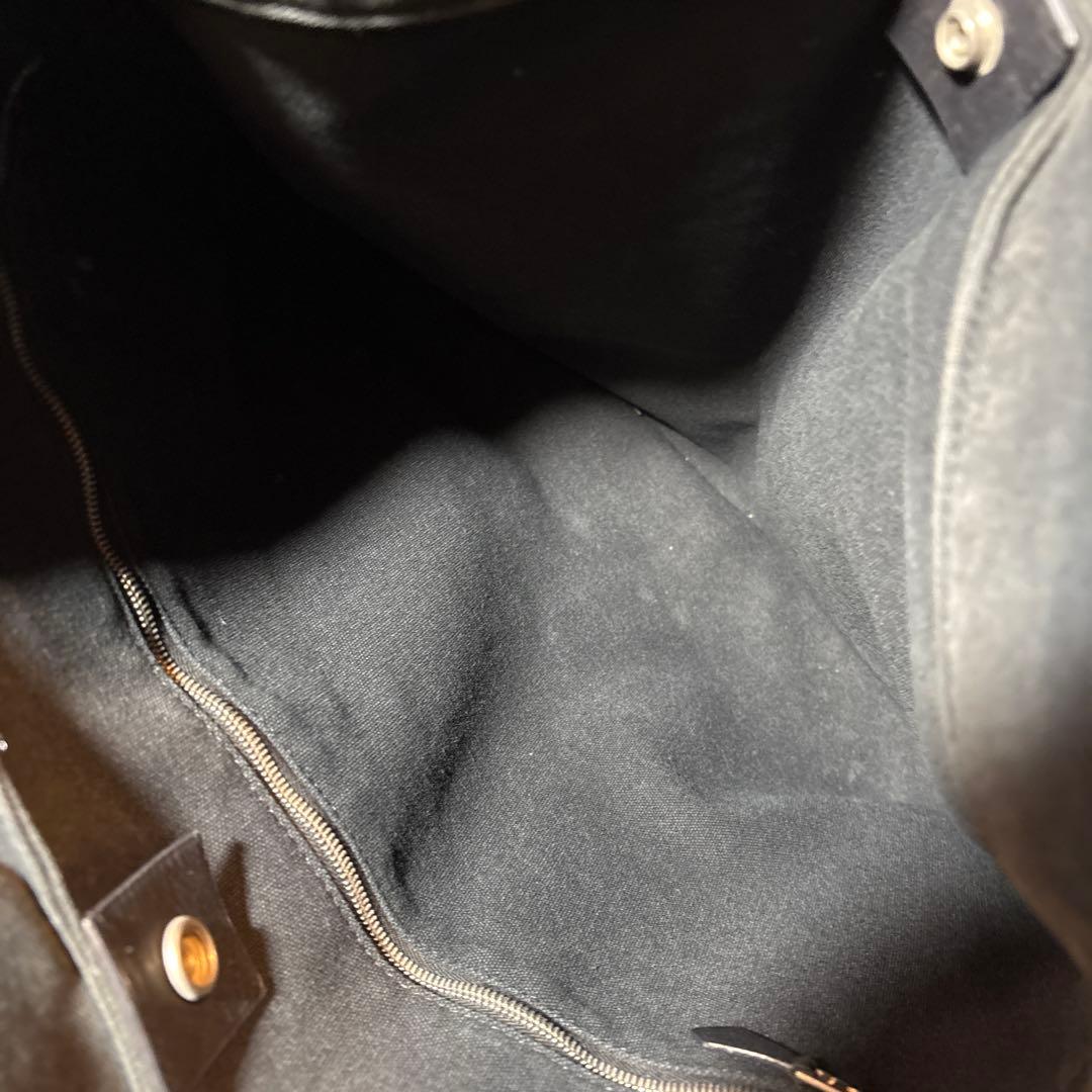 り*く様 HERMES エルメス トロカホリゾンタルMM キャンバス トートバッ