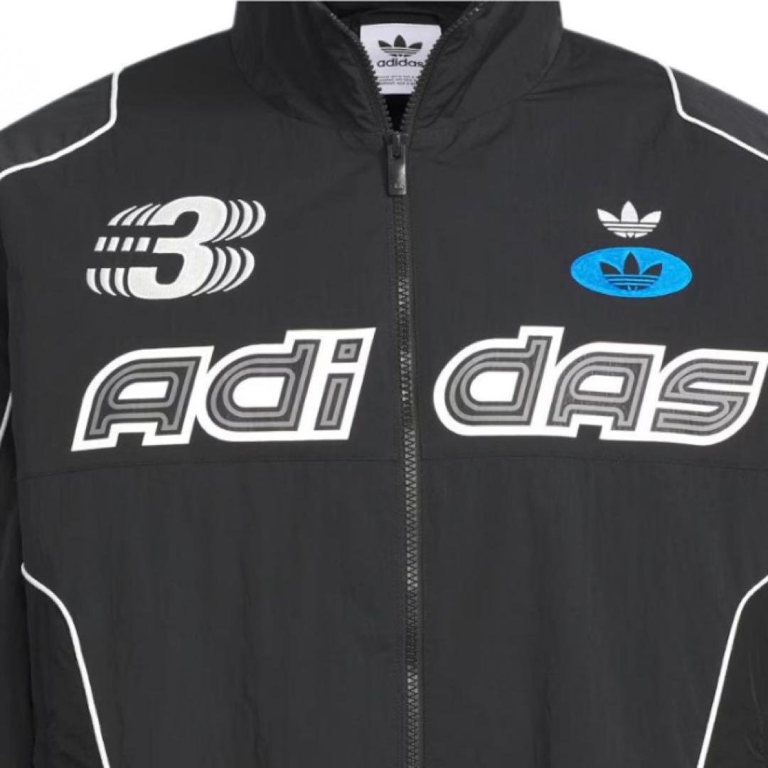 海外限定M ADIDAS レーシングジャケット black JM8033