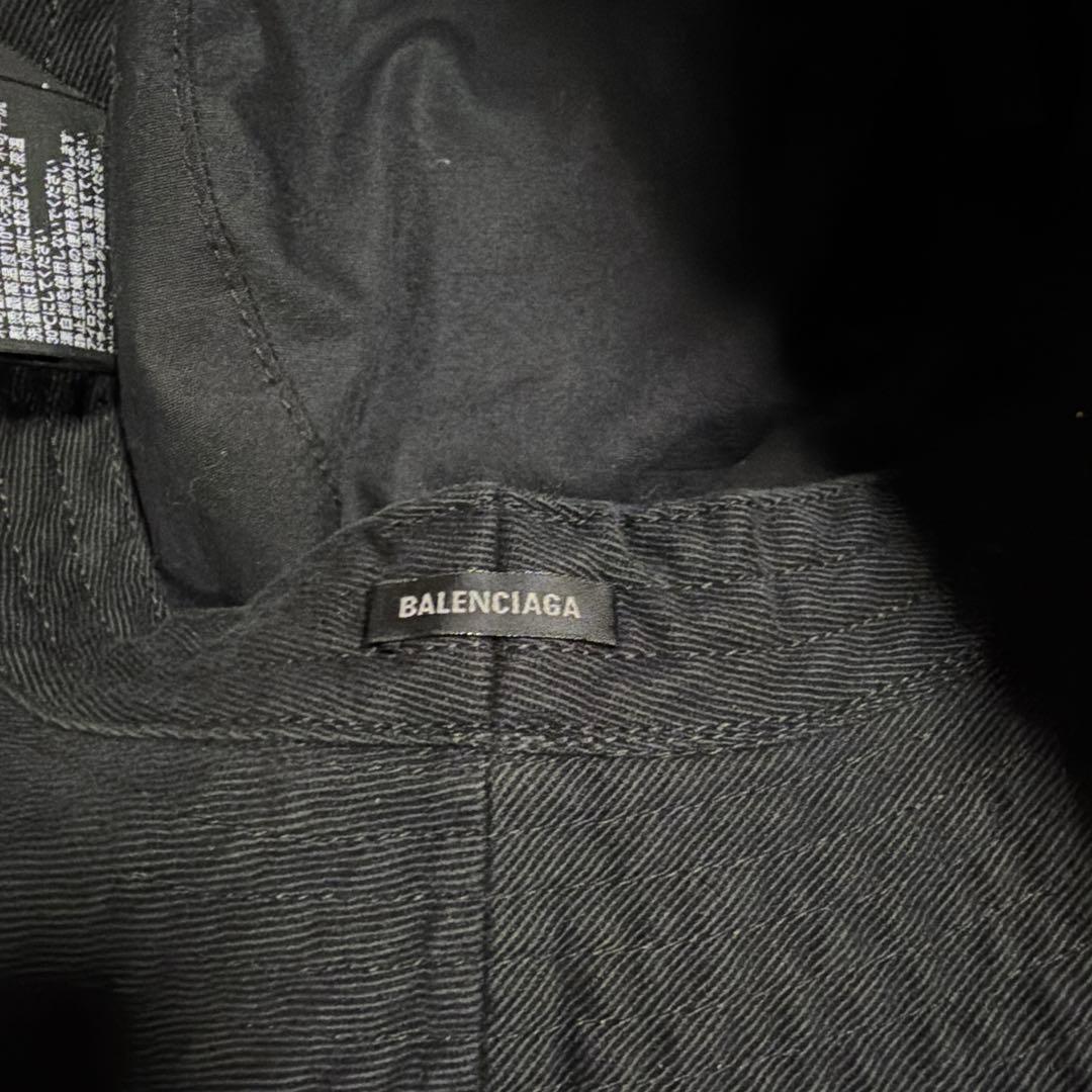 BALENCIAGA バケットハット ブラック Lサイズ 62cm