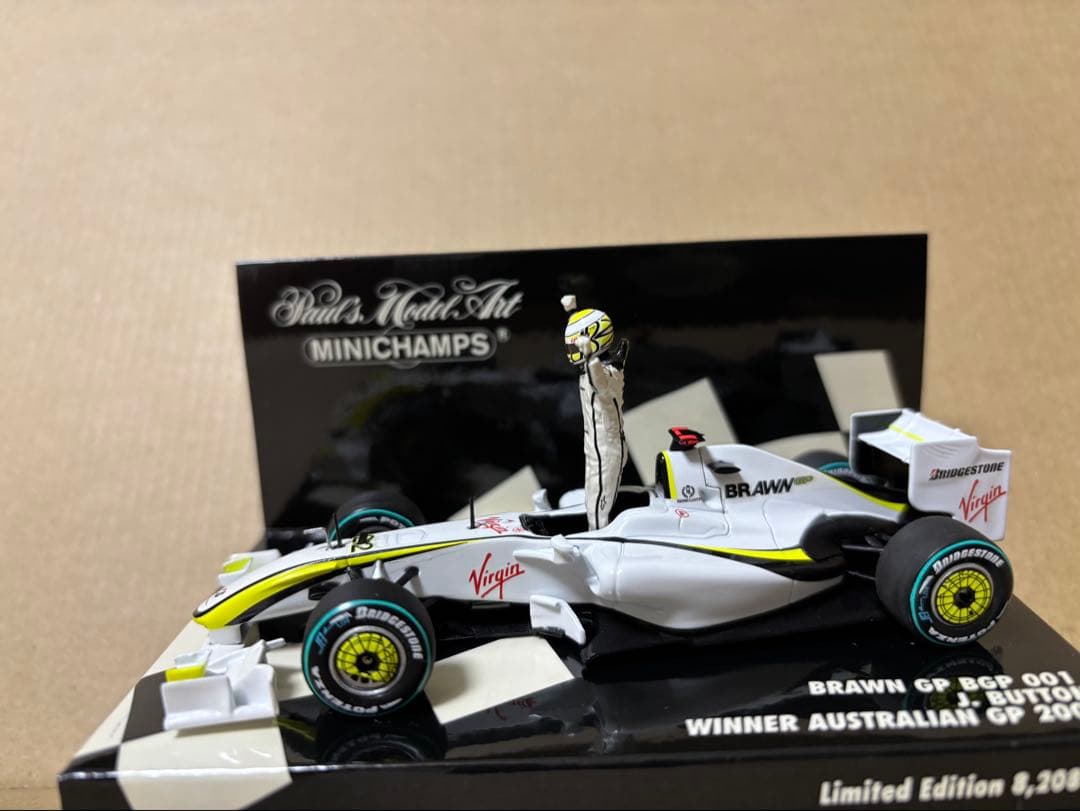 ミニチャンプス F1 1/43 ブラウン バトン オーストラリアGP