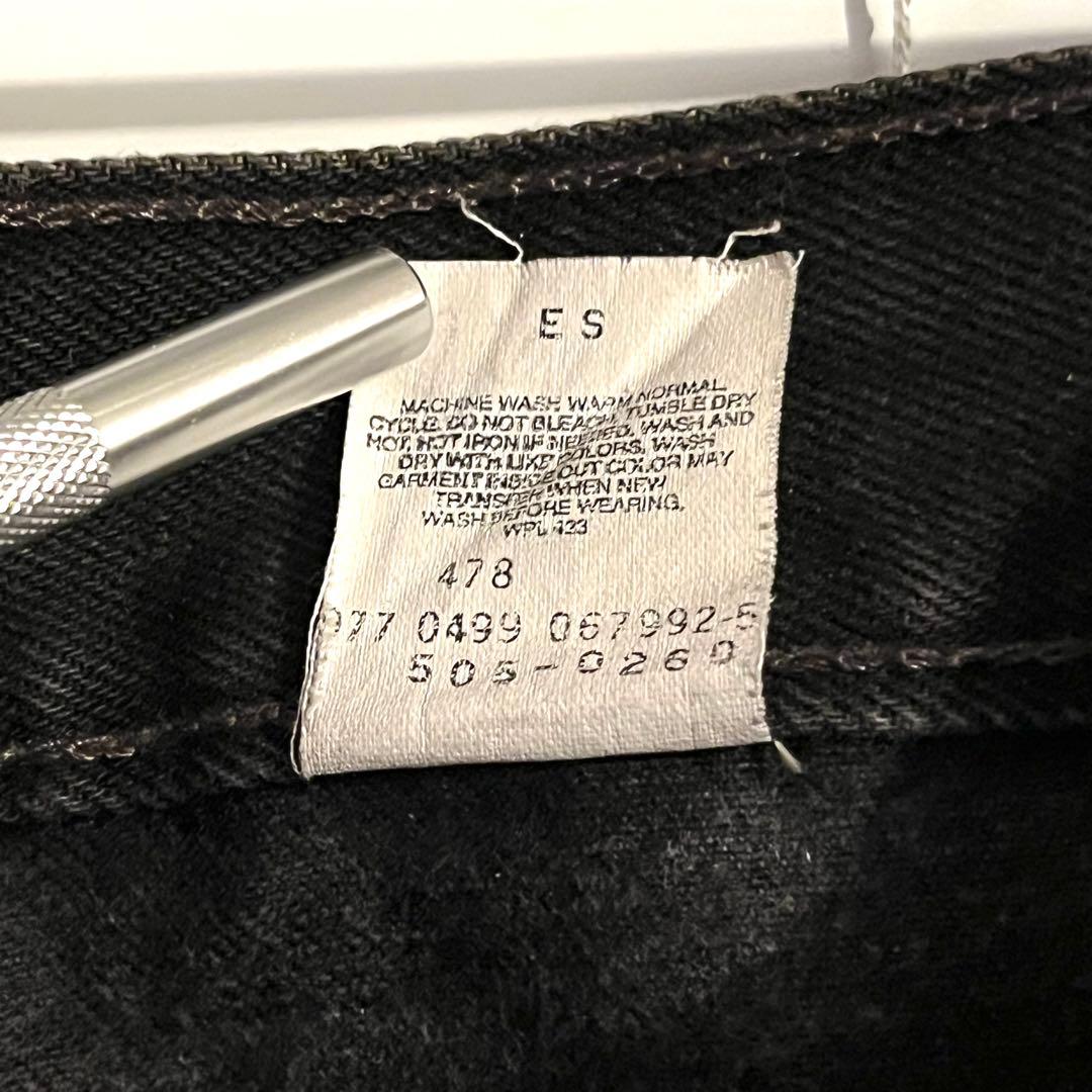 USA製 90s Levi's リーバイス 505 後染め ブラック W32