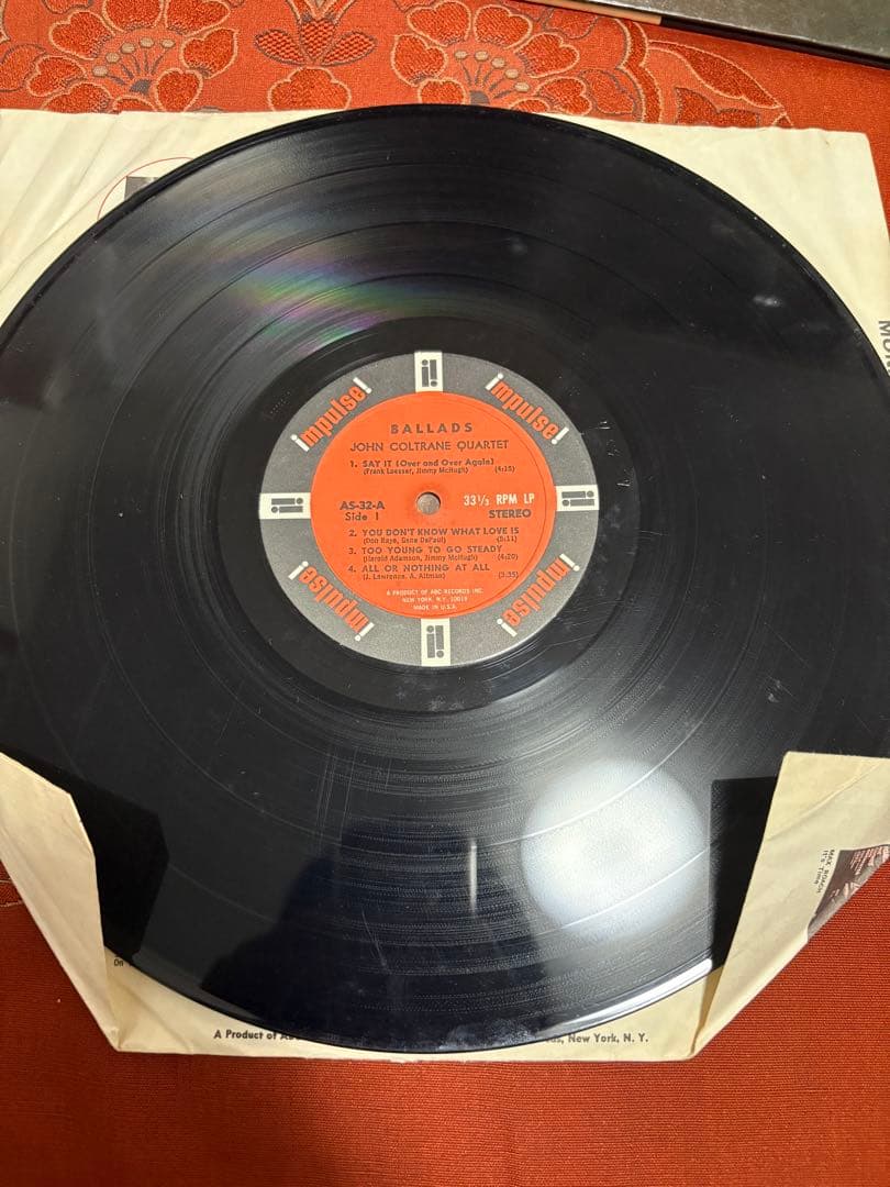 【値下げ中！】John Coltrane Ballads レコード LP