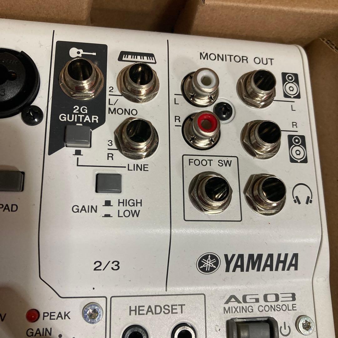 Yamaha AG03 ミキシングコンソール