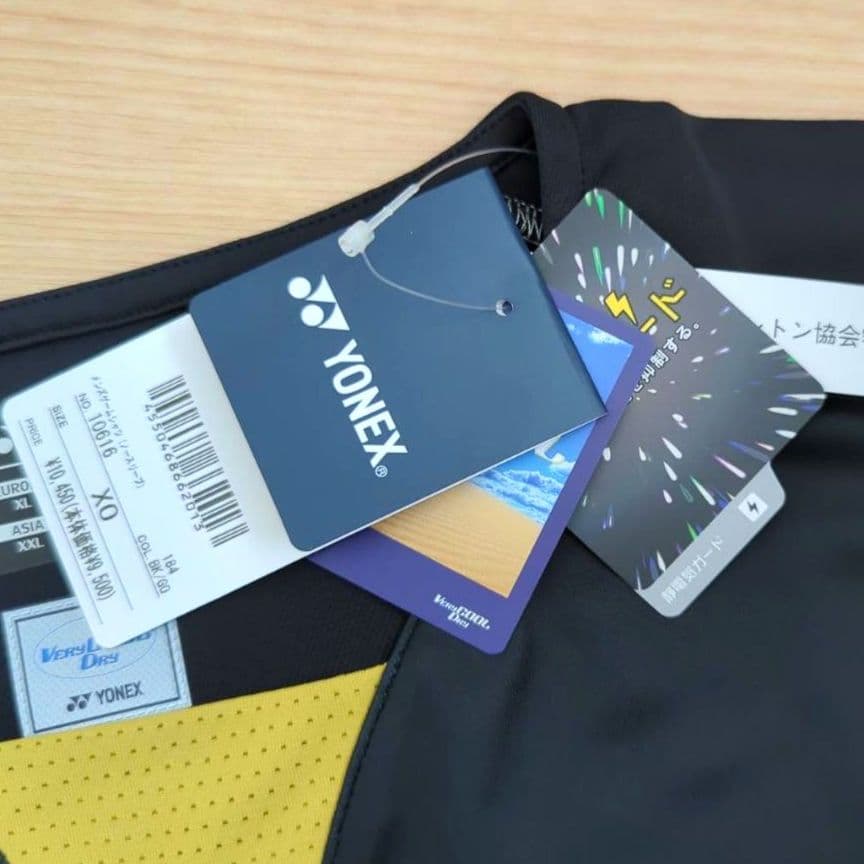 ❇️新品　YONEX　メンズ　XO　ゲームシャツ　黒　ノースリーブ　ヨネックス