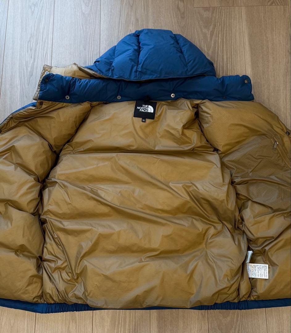 THE NORTH FACE ダウンベスト XL ネイビー/ゴールド
