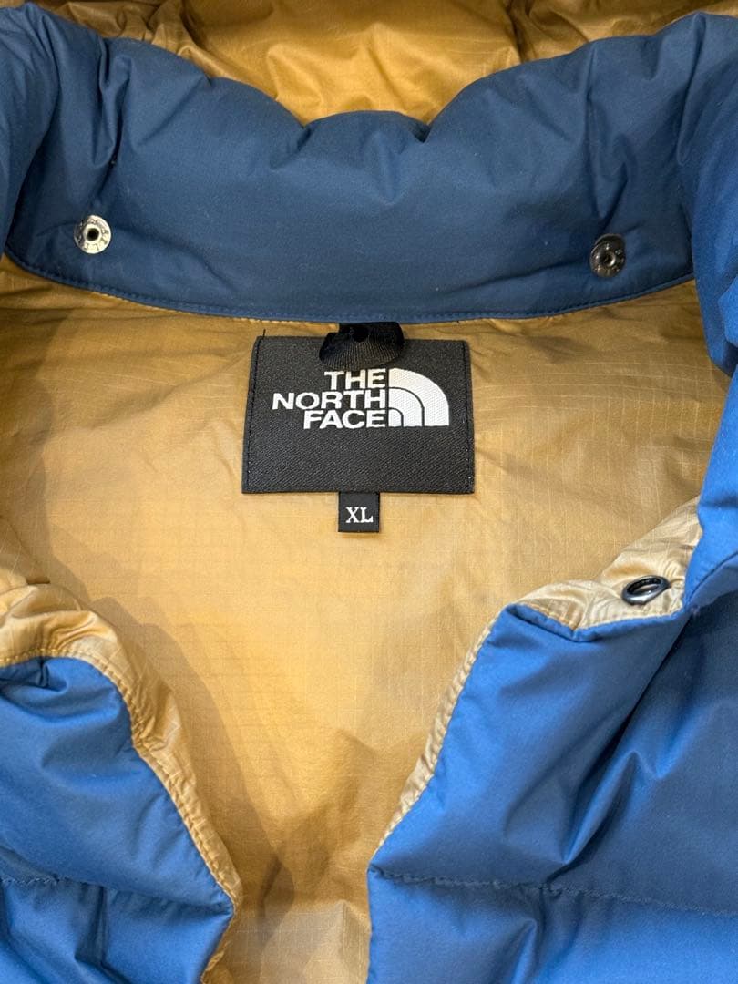 THE NORTH FACE ダウンベスト XL ネイビー/ゴールド
