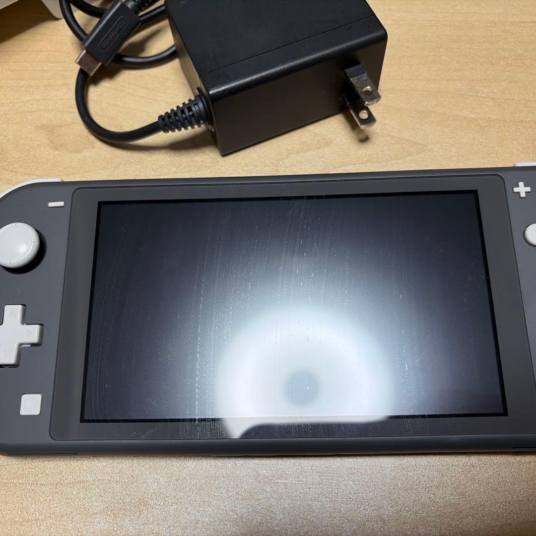 【ジャンク】Nintendo Switch Lite グレー 充電器付き