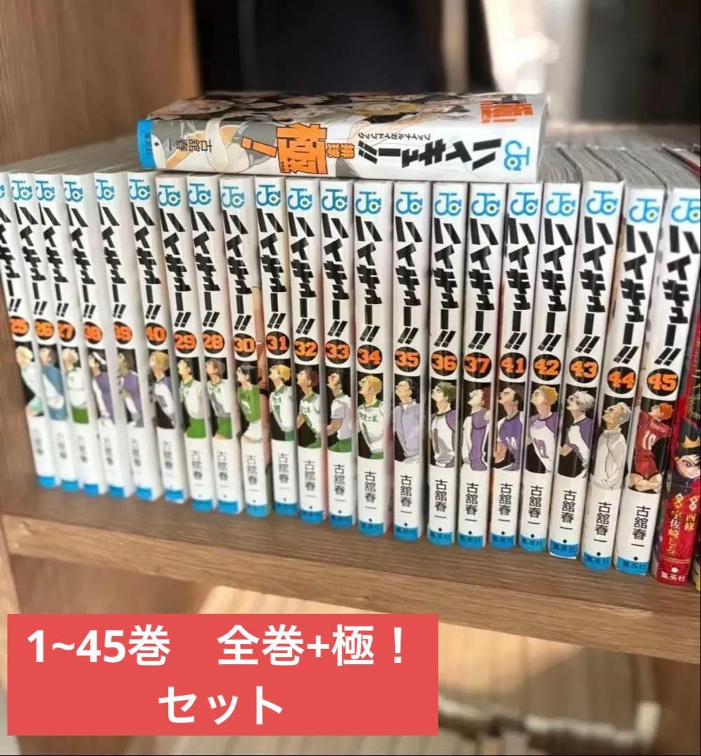 ハイキュー！！　1~45巻　全巻+排球極！セット