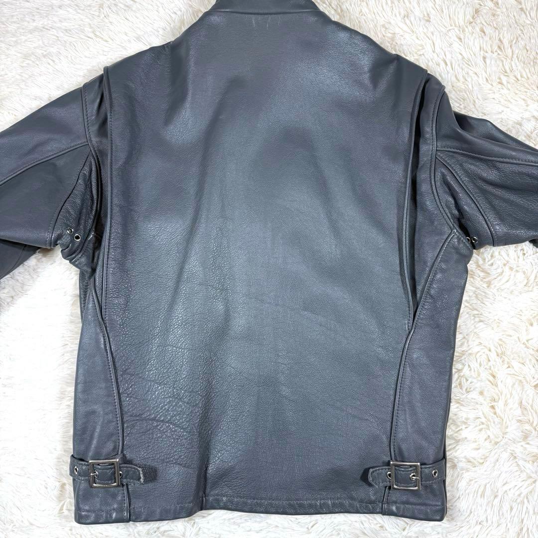 Schott 641 ショット シングルライダース グレー