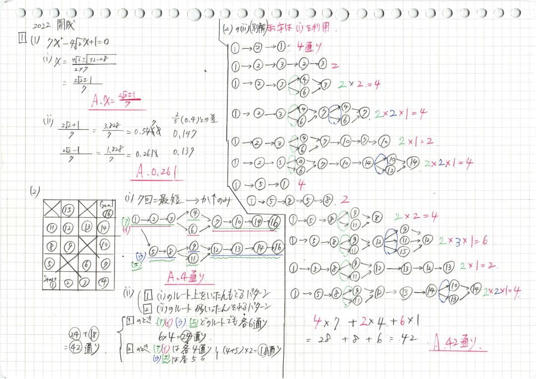 今だけ割引 塾講師オリジナル数学解説 開成 高校入試過去問解説 2016～25