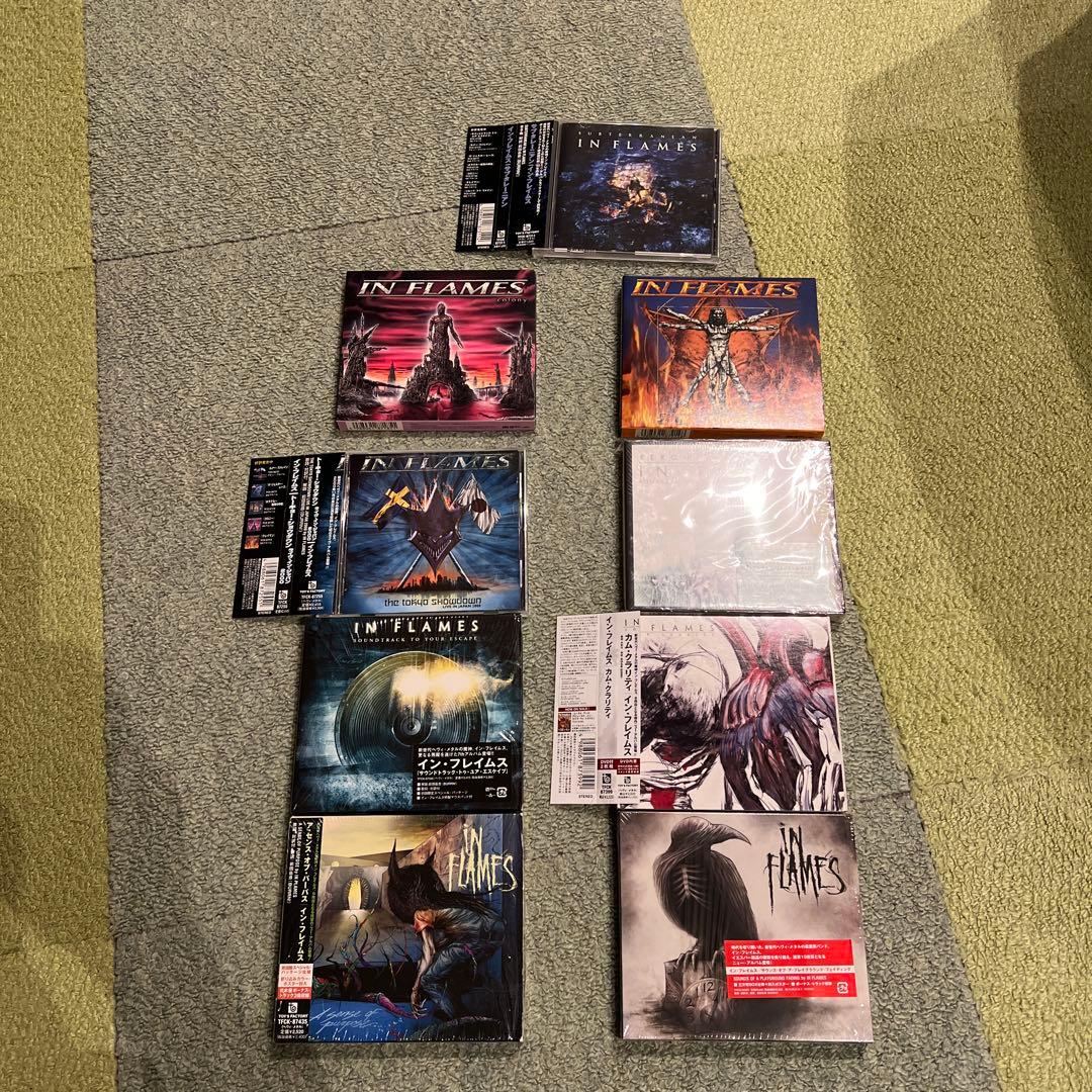IN FLAMES 国内初回盤含むアルバム９枚セット