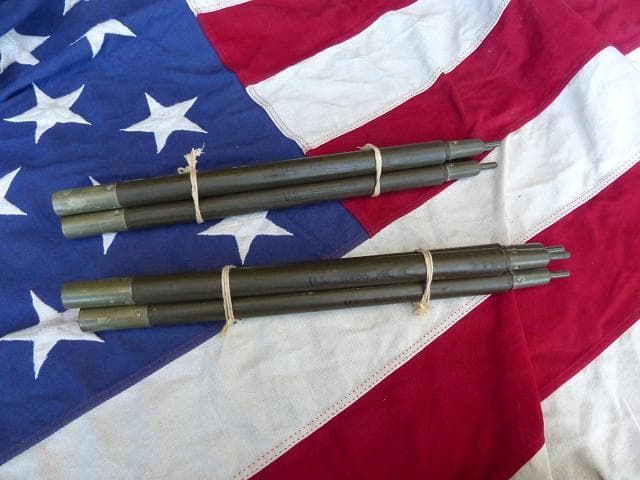 1968” 米軍実物 ナム戦 デッド!　テントポール　6本セット 軍幕 280