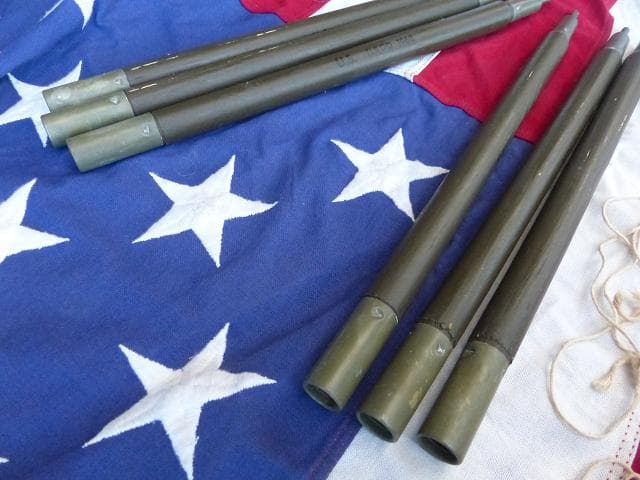 1968” 米軍実物 ナム戦 デッド!　テントポール　6本セット 軍幕 280