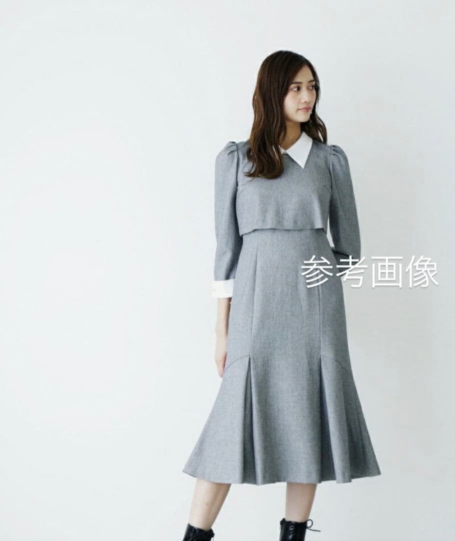 JILL by JILL STUART レイヤード風襟付ワンピース