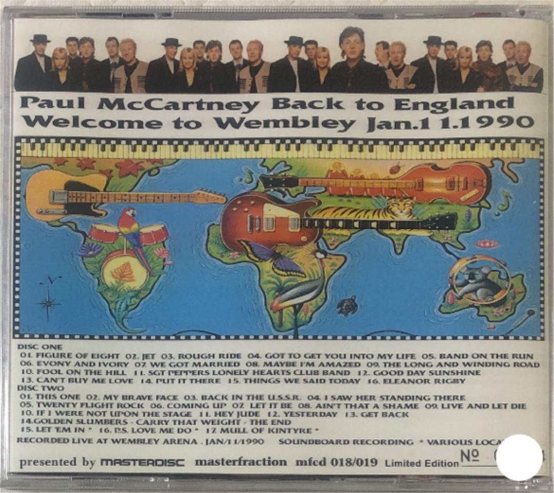 洋楽 Paul McCartney / Welcome To Wembley 1990