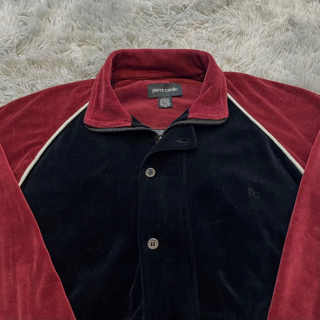 Pierre Cardin ベロアジャケット Lサイズ 古着 ビンテージ