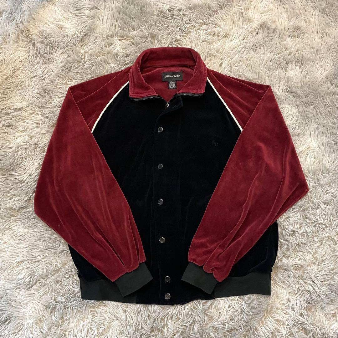 Pierre Cardin ベロアジャケット Lサイズ 古着 ビンテージ