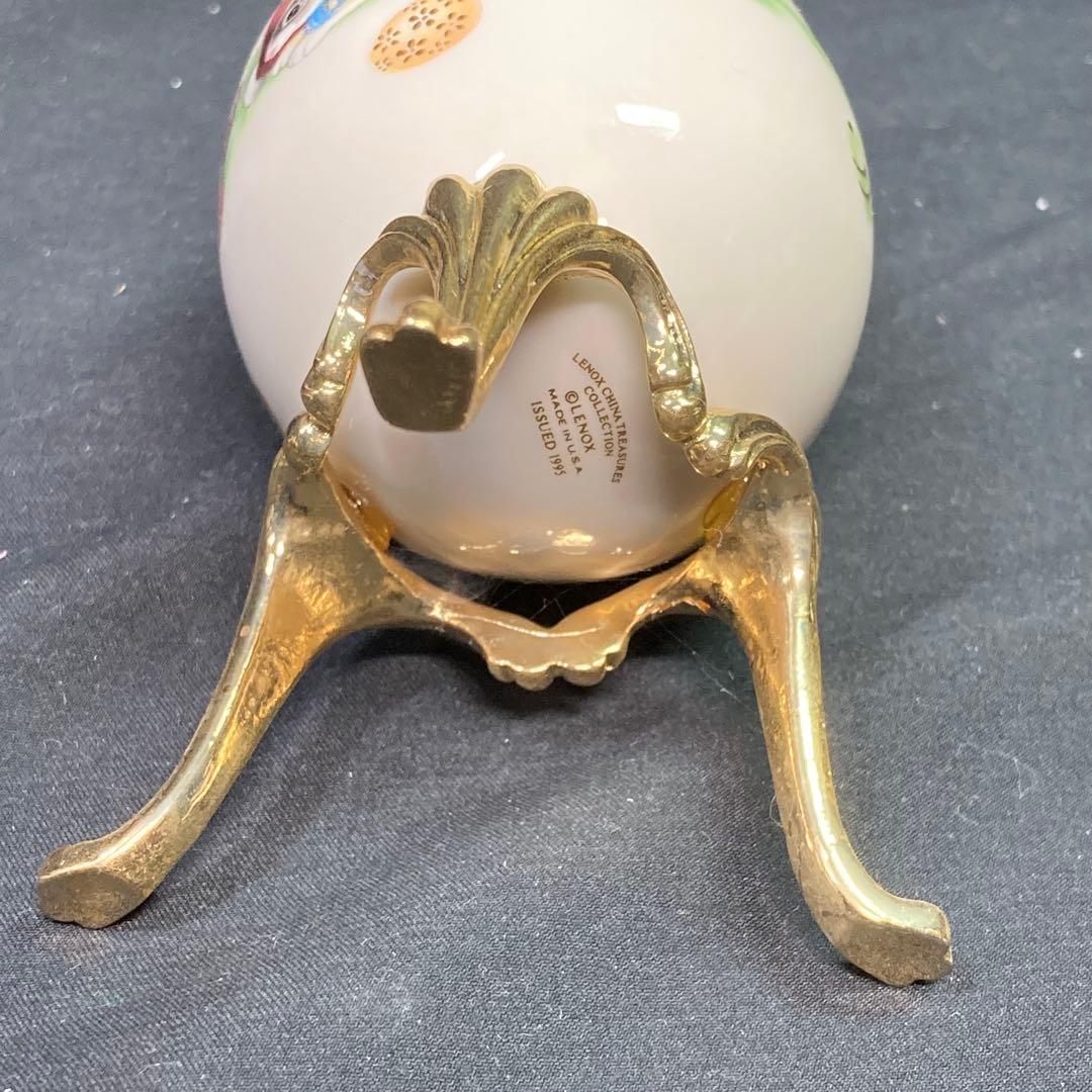 【美品】レノックス イースターエッグ ラビット 陶器置物