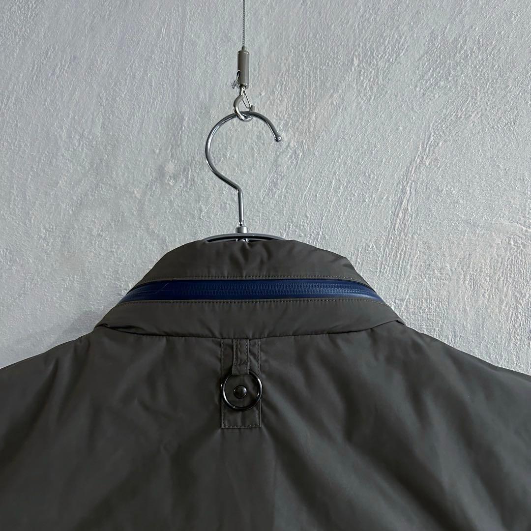 美品 papas ロゴワッペン付き ダウンベスト パパス LL