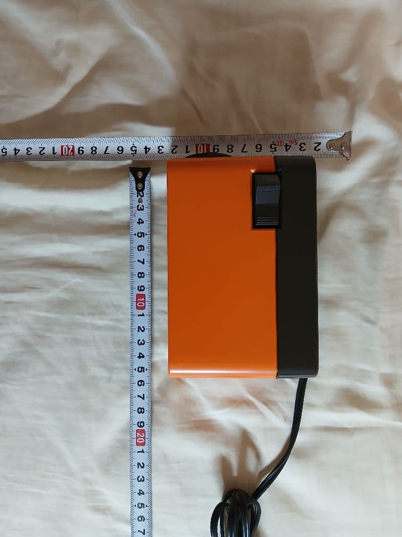 昭和レトロ パタパタ時計 フリップクロック 田村電機 オレンジ 動作品 美品