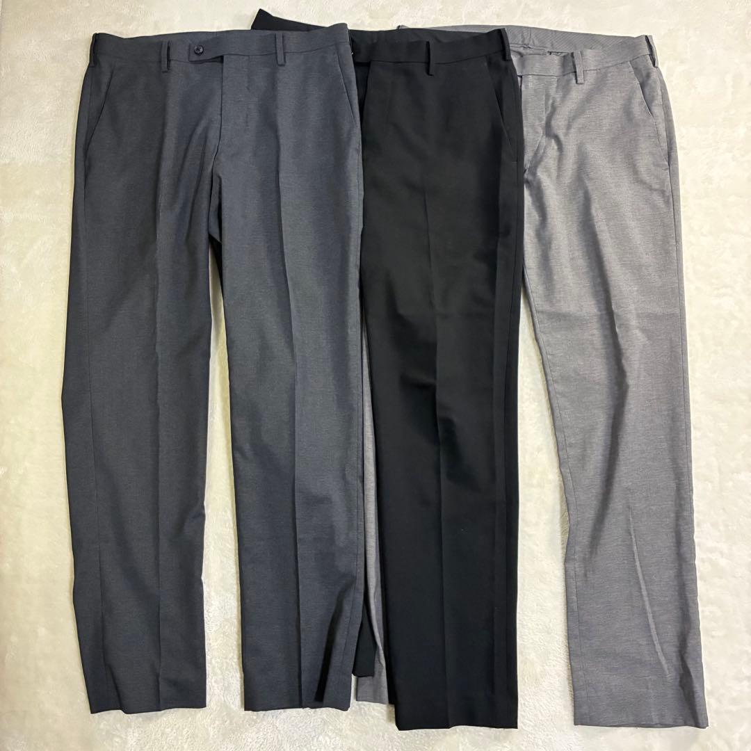 【セット】UNIQLO ユニクロ　感動パンツ　w79×L76 3本セット