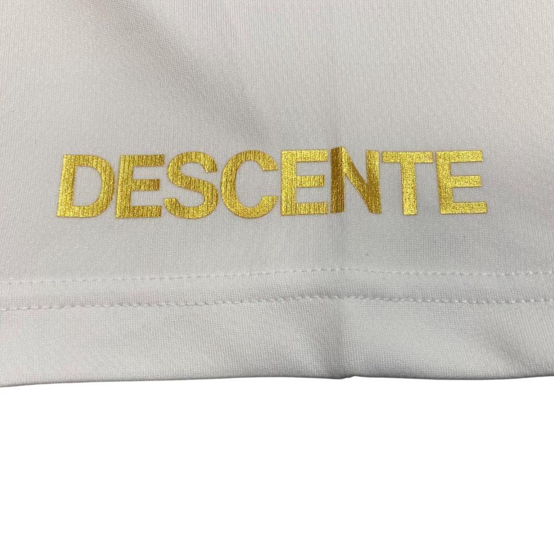 DESCENTE デサント ゴルフ 半袖 ストレッチ ポロシャツ XO ホワイト