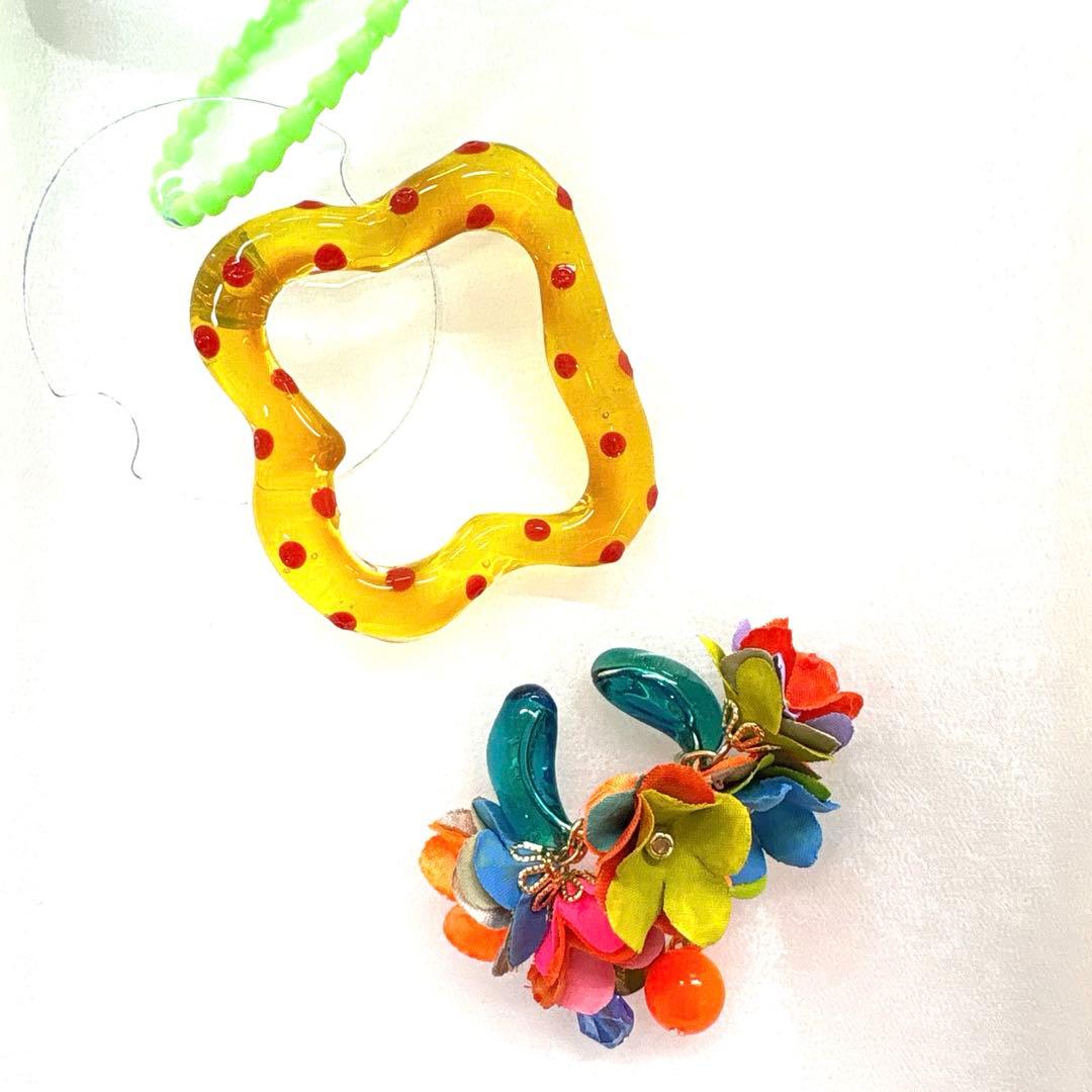 【お値下げ】hanairoaiki ハナイロアイキ ワッ花 ピアス