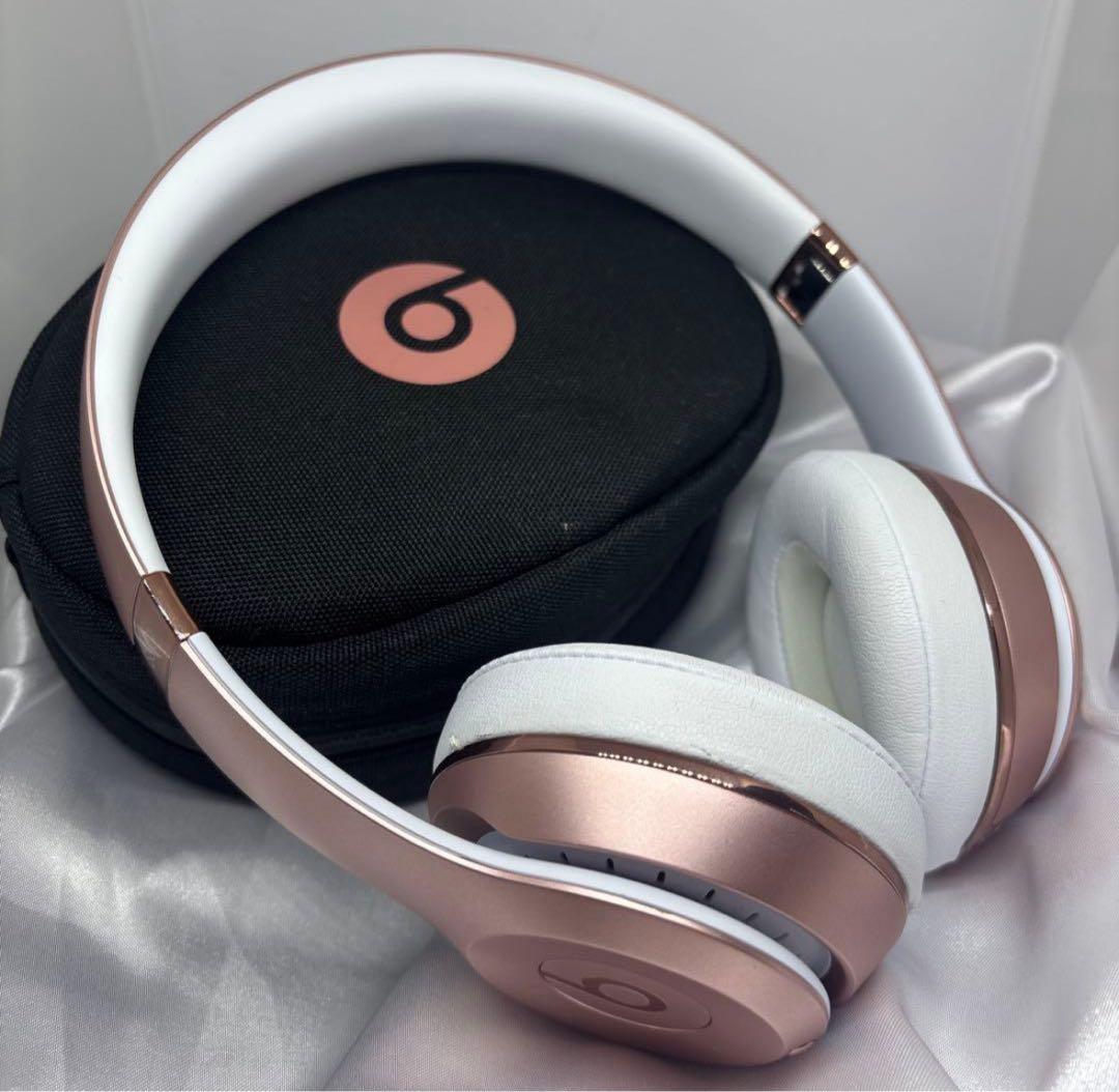 Beats solo3 ワイヤレスヘッドホン ローズゴールド