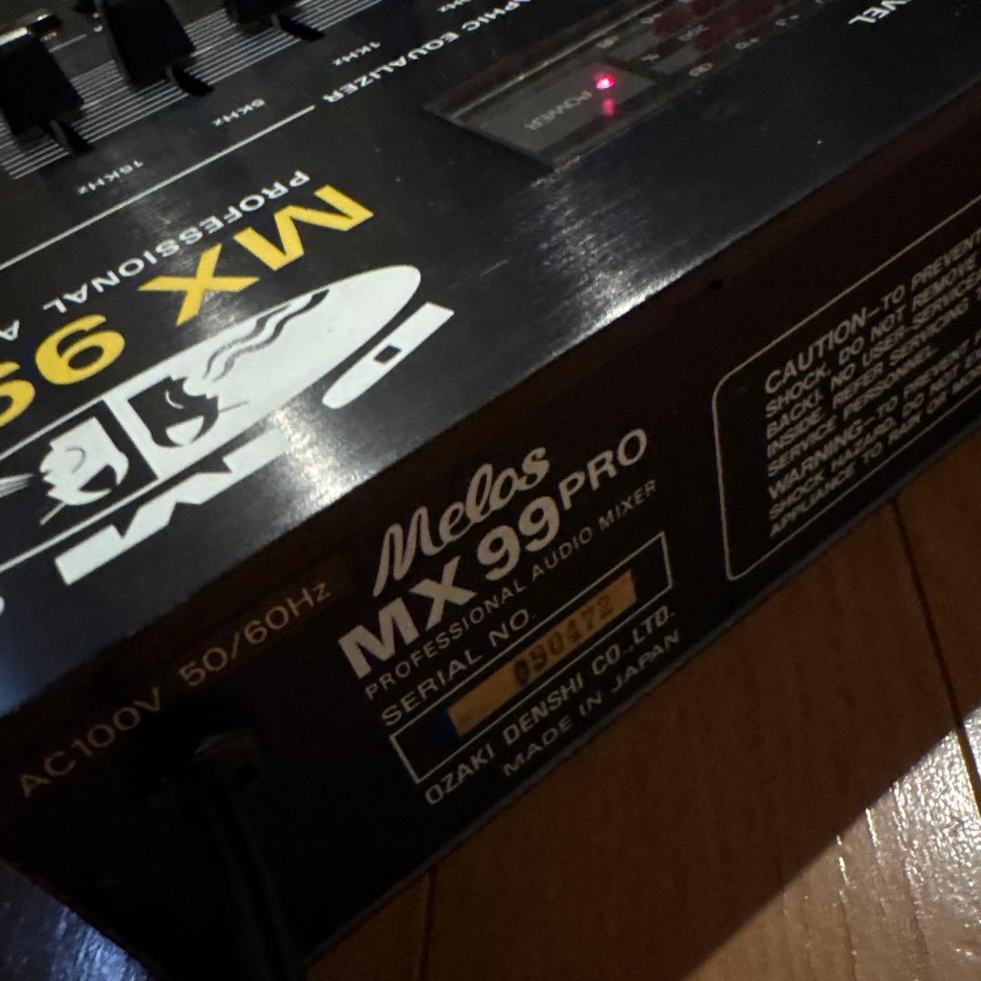 MELOS DMC MX 99PRO プロフェッショナルオーディオ DJミキサー