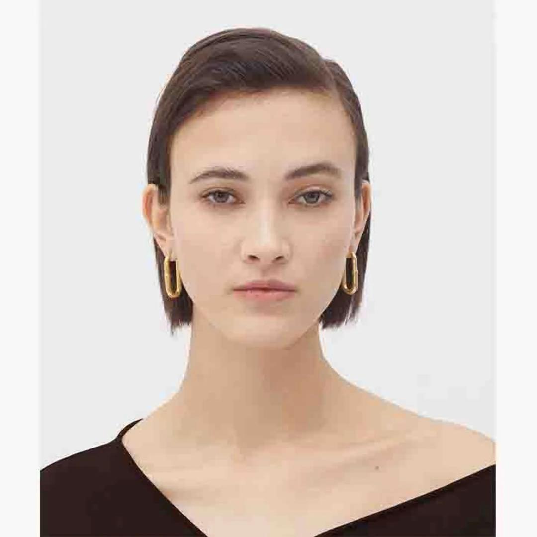 BOTTEGA VENETA ゴールド フープピアス　片耳