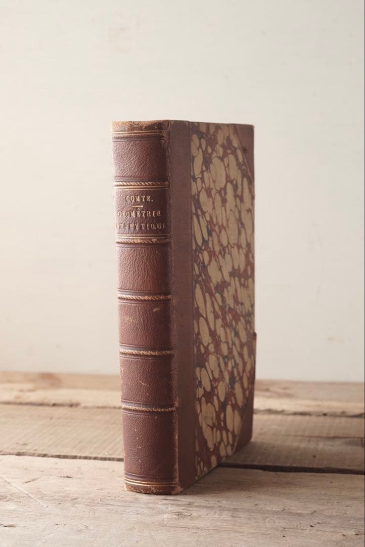 アンティークのフランス語古書！1843年 １９世紀 数学 活版印刷