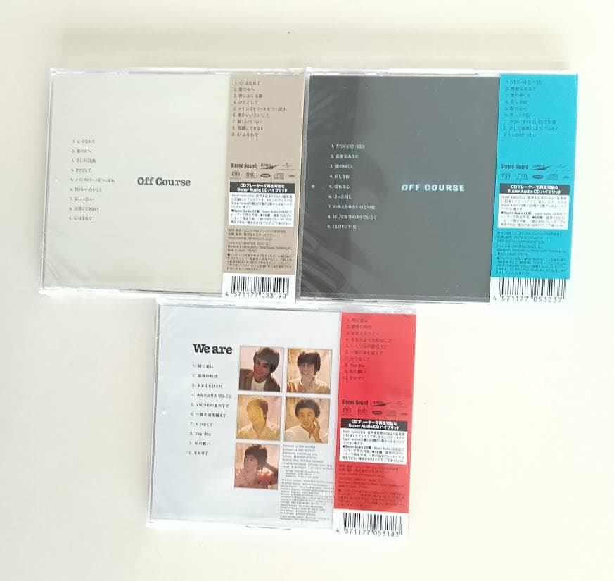 【新品・未開封】　SACD　3セット　オフコース　CD/SACDハイブリッド