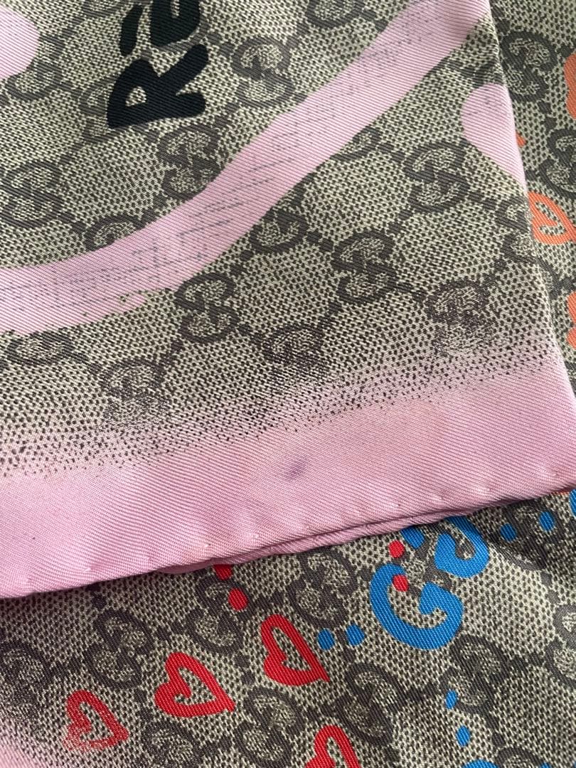 GUCCI グッチ ghost スカーフ