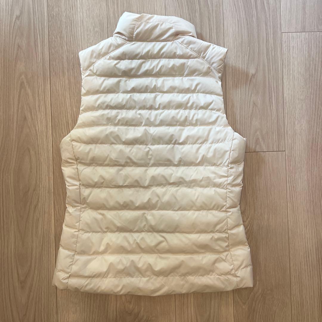 POLO ラルフローレン ダウンベスト S クリーム色