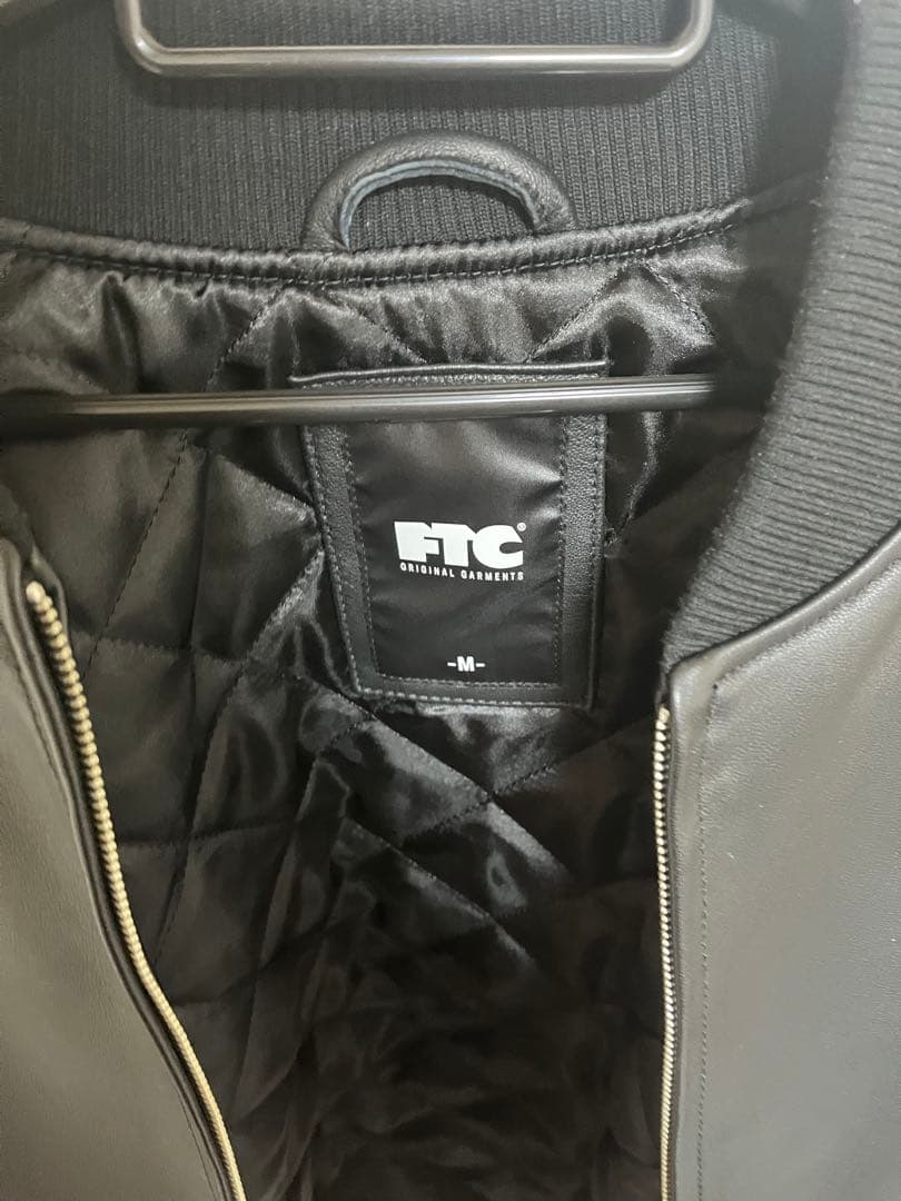 ジャケット・アウター FTC LEATHER ZIP VARSITY JACKET