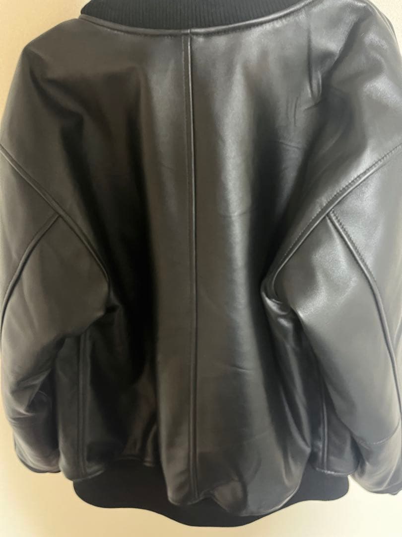 ジャケット・アウター FTC LEATHER ZIP VARSITY JACKET