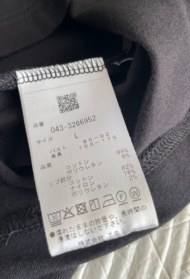 st Andrews セントアンドリュース　モックネック　L 美品　長袖　黒