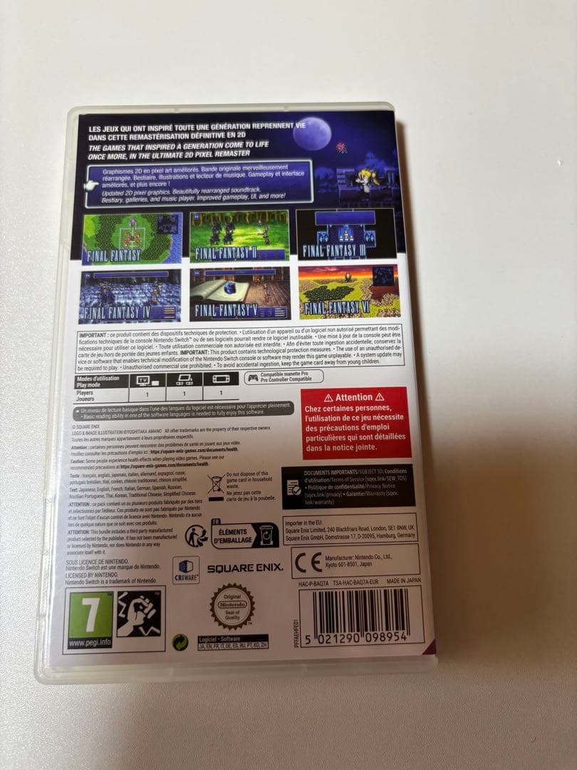 Nintendo Switch FINAL FANTASY I II III IV V VI