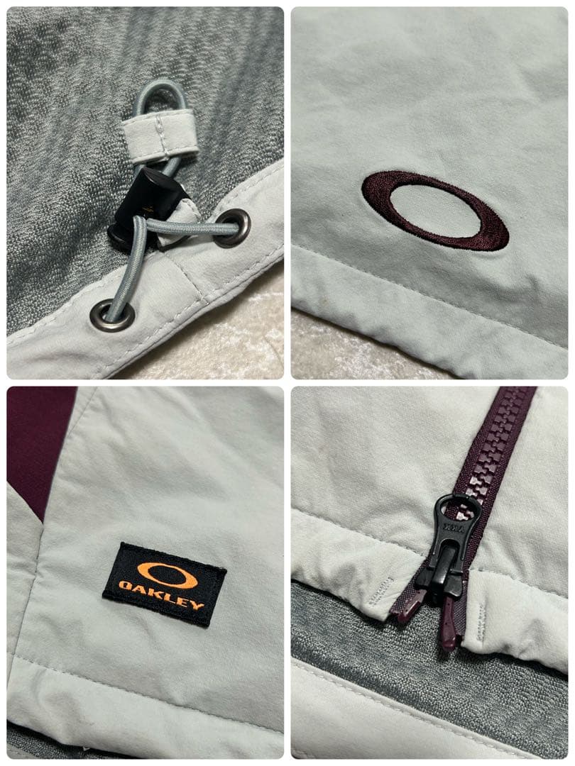 極美品 OAKLEY 2WAY ウインドジャケット　吸湿発熱　M