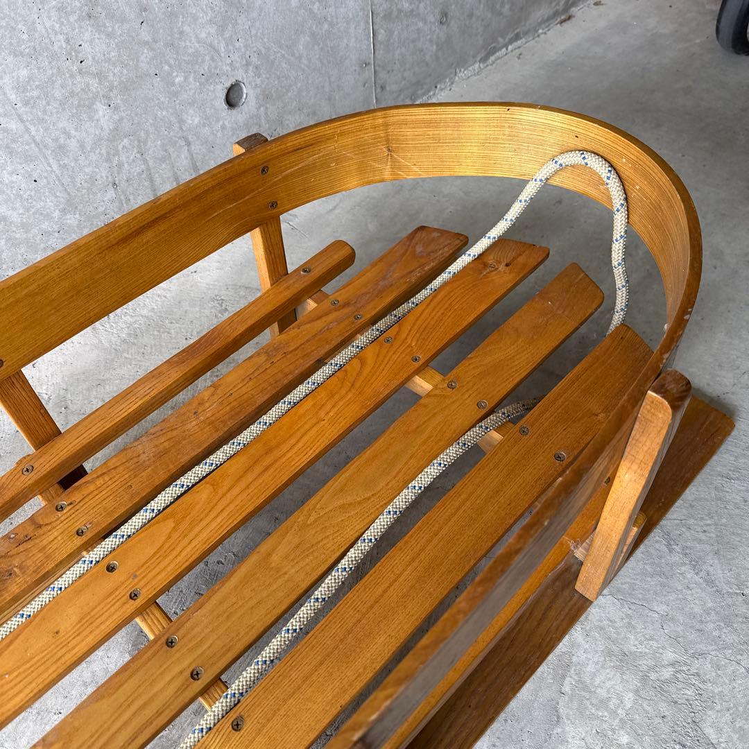木そり　レトロ　引き取り優先
