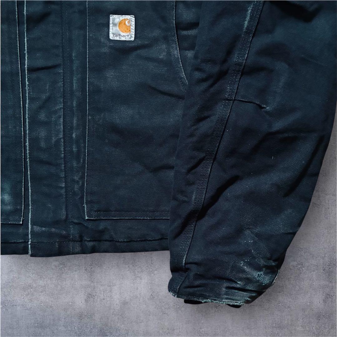 00s カーハートCarhartt トラディショナルジャケットフェードブラックM