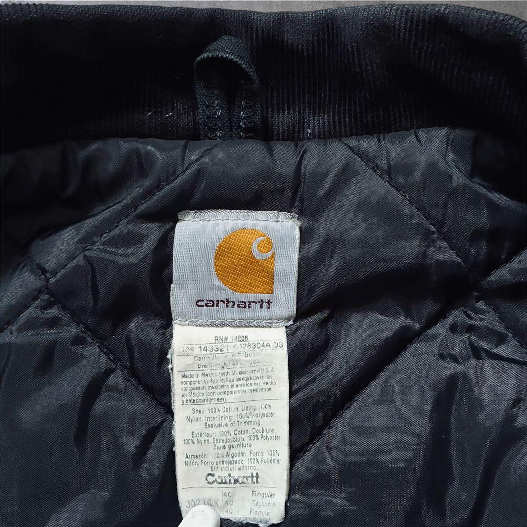 00s カーハートCarhartt トラディショナルジャケットフェードブラックM