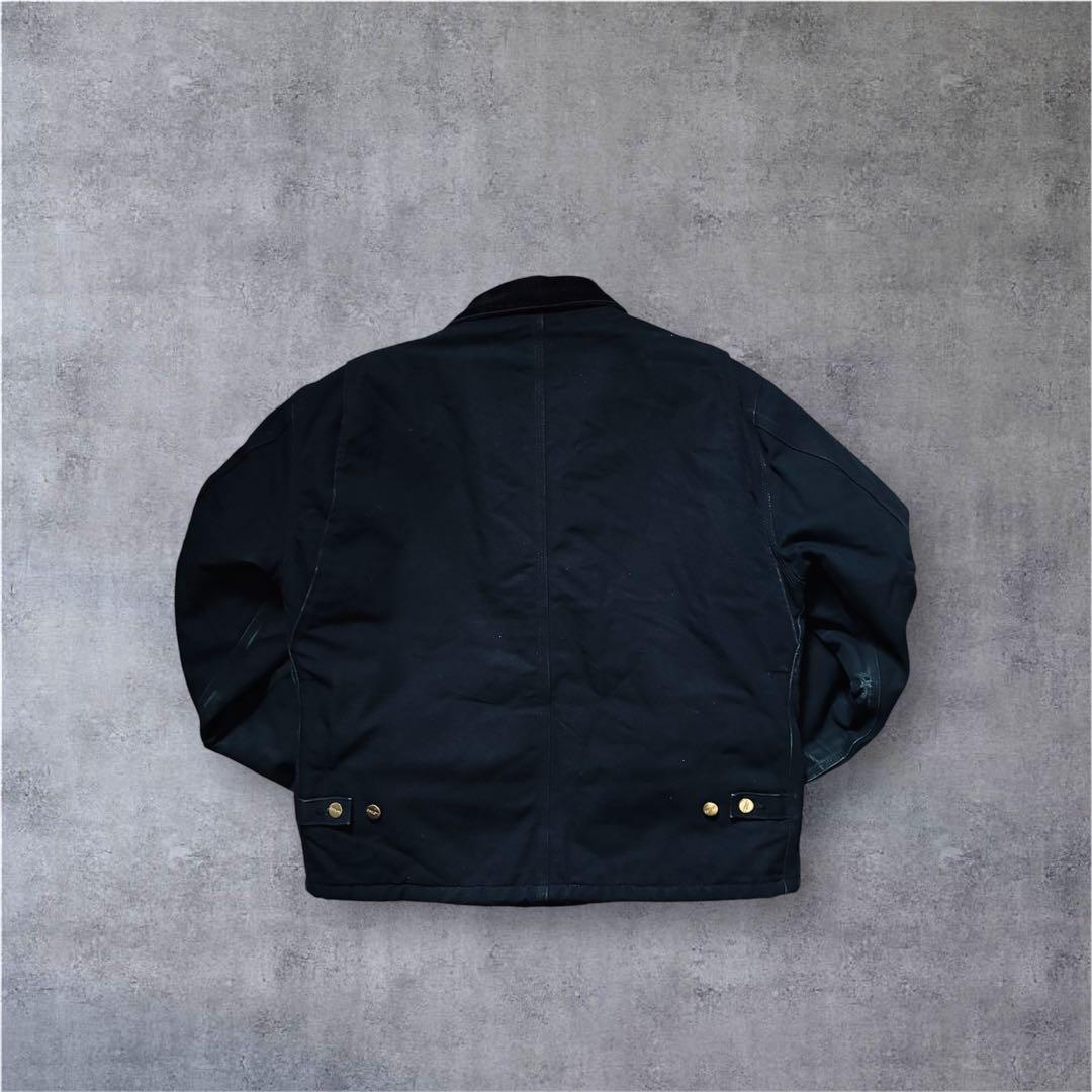 00s カーハートCarhartt トラディショナルジャケットフェードブラックM
